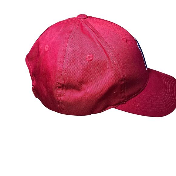 Angels Cap One Size Fits All Hook and Loop Closure Red Blue - Picture 2 of 11